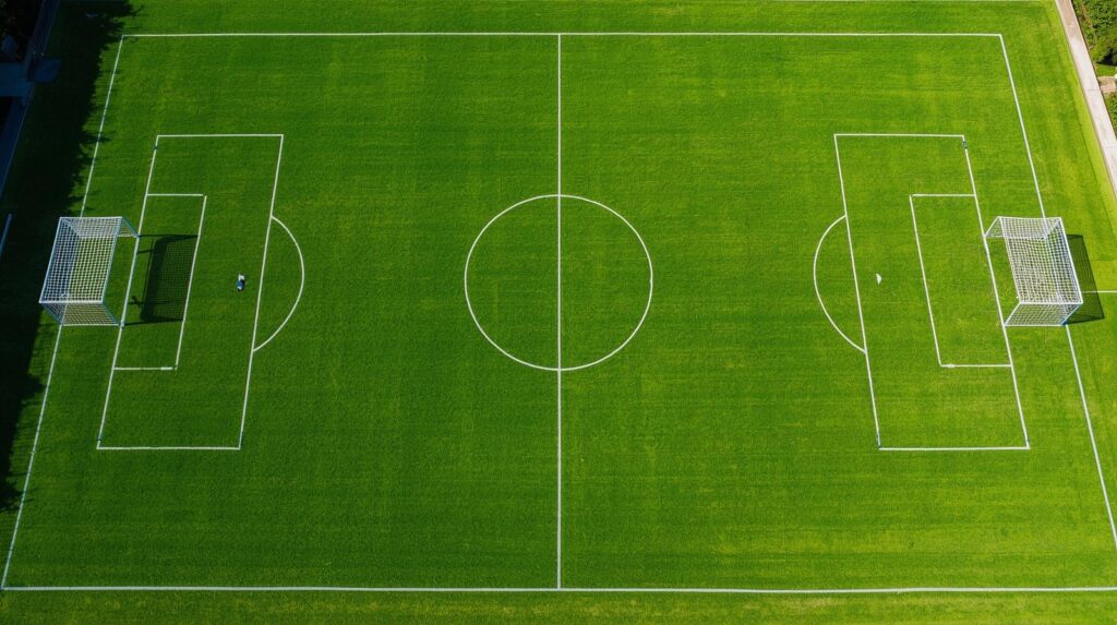 create an image of foot ball court