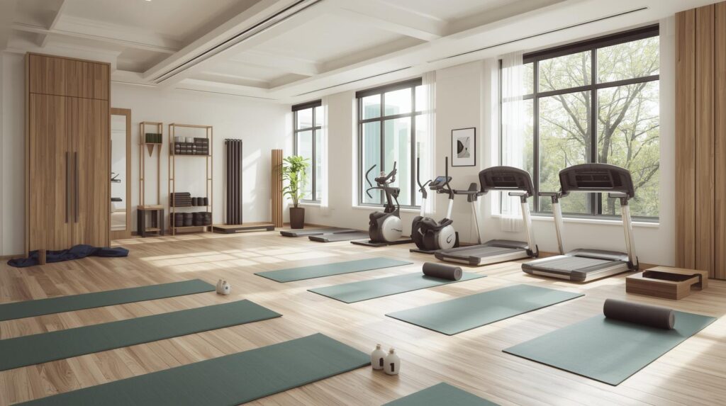 yoga and fitness studio